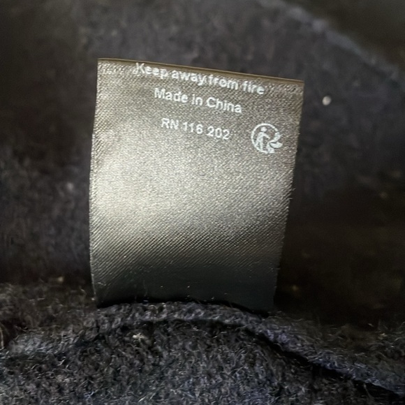 Zadig & Voltaire Paloma 100% Cashmere and Goat Leather Open Front Cardigan - Picture 10 of 13